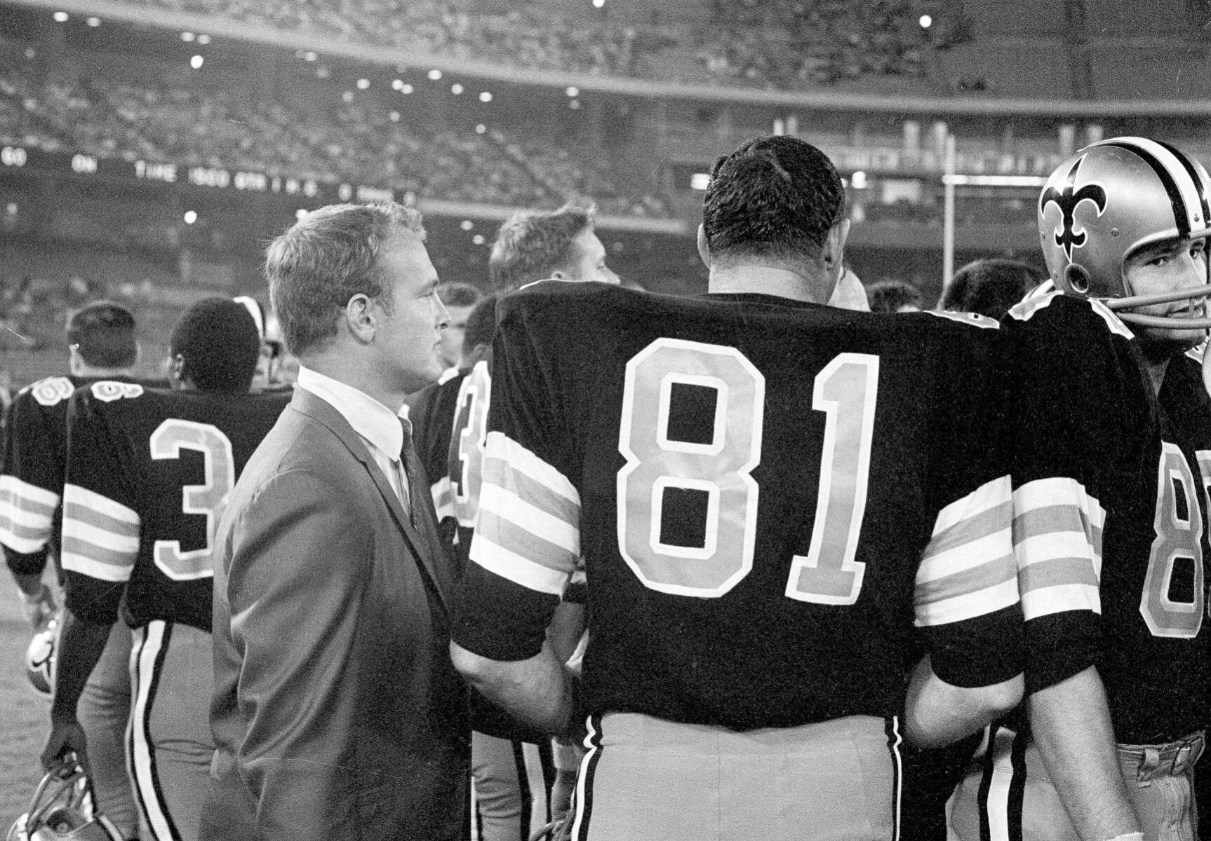 Paul Hornung, Doug Atkins - Aug. 2, 1967